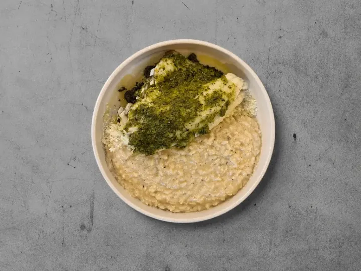 סלמון ריזוטו כמהין
